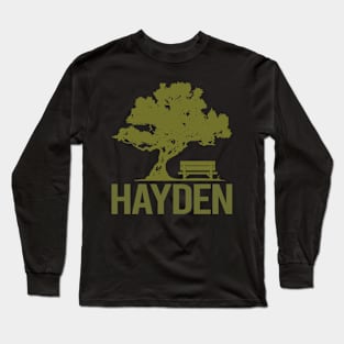 A Good Day - Hayden Name Long Sleeve T-Shirt